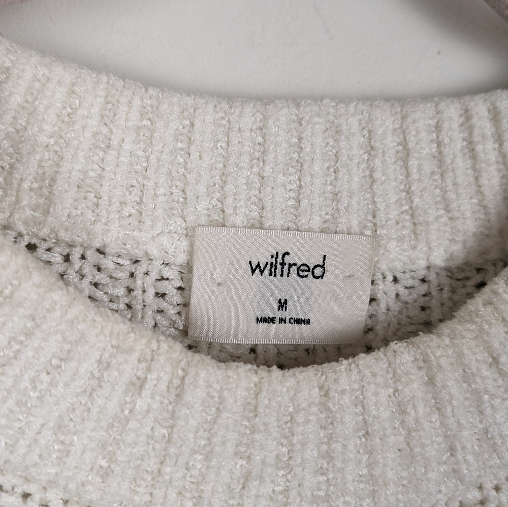 Aritzia Wilfred Sweater Medium Chenille - Picture 7 of 9